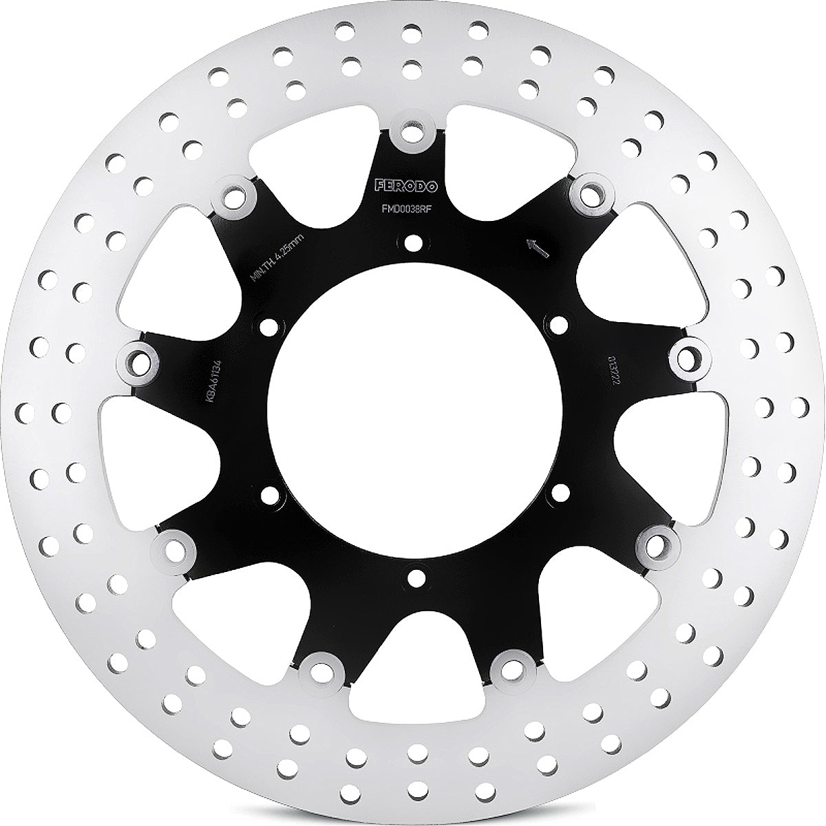Ferodo Brake Disc Floating Steel Centre Fmd0038Rf