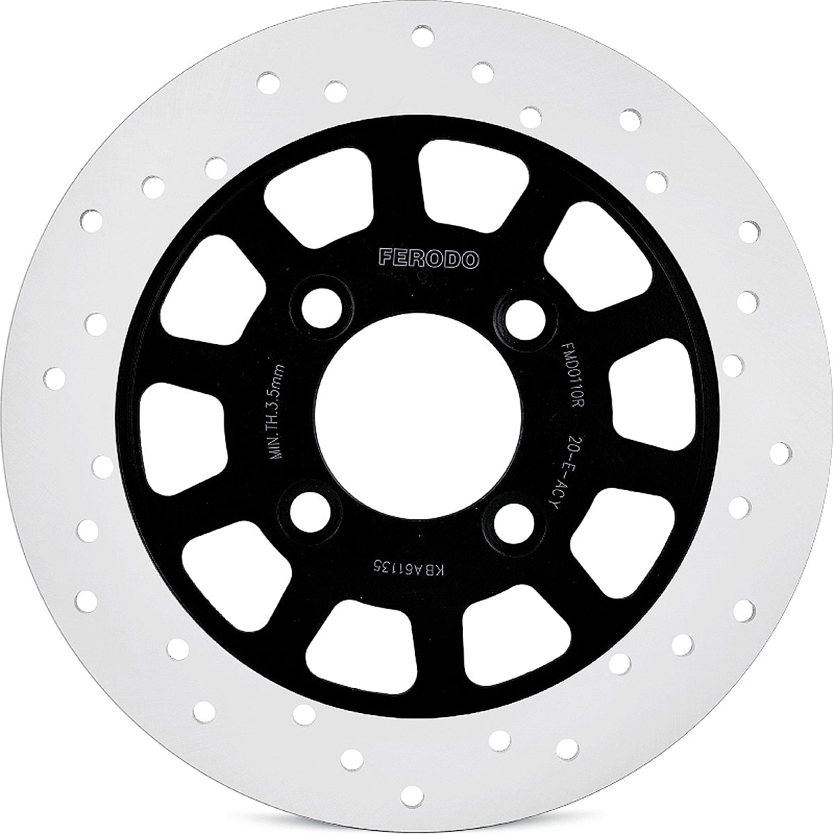 Ferodo Brake Disc Solid Fmd0110R