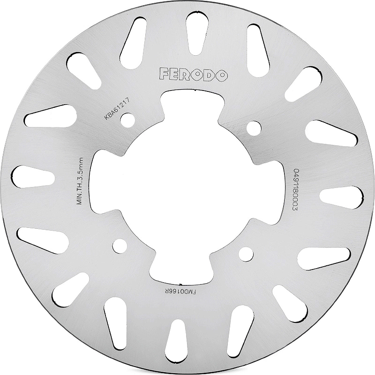 Ferodo Brake Disc Solid Fmd0166R