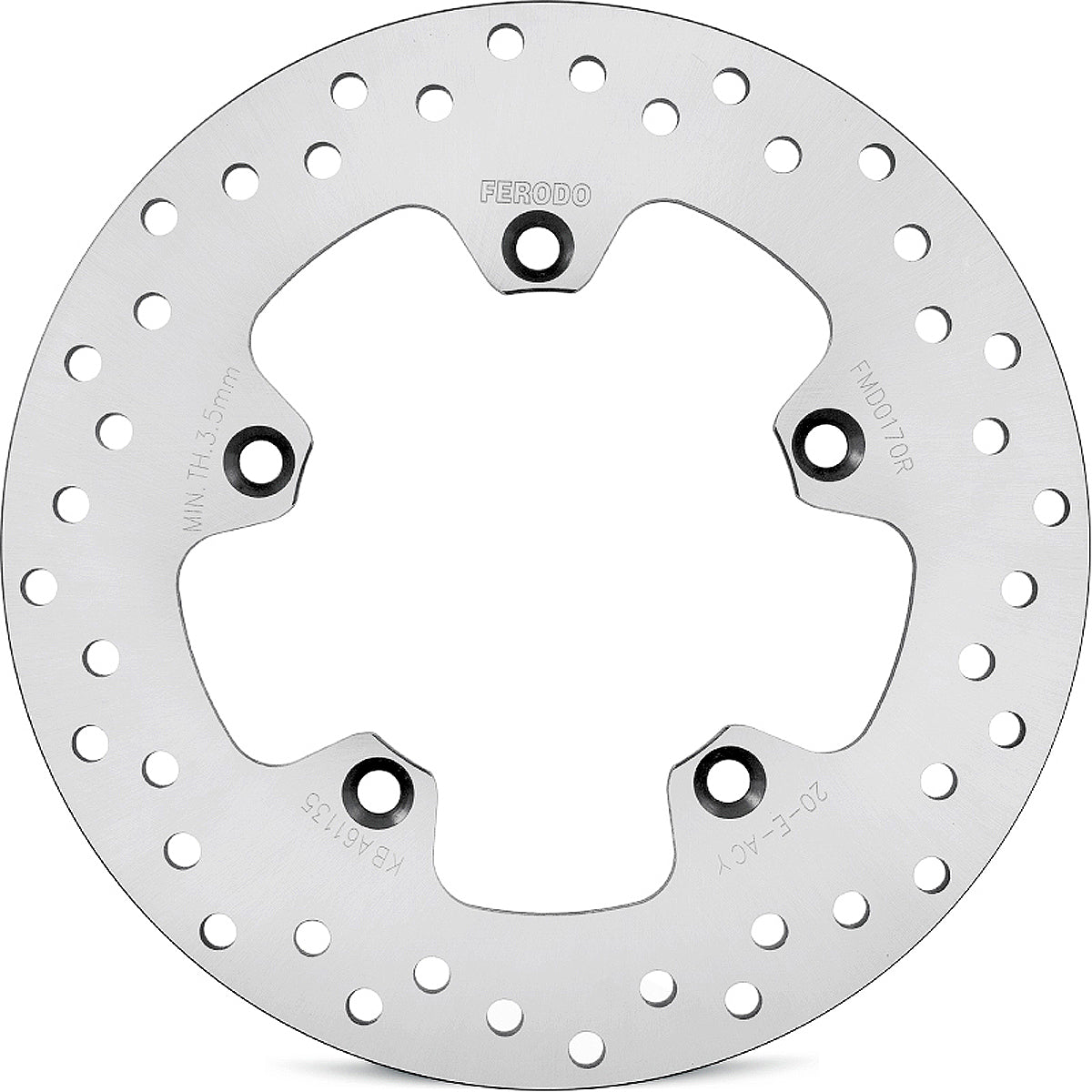 Ferodo Brake Disc Solid Fmd0170R