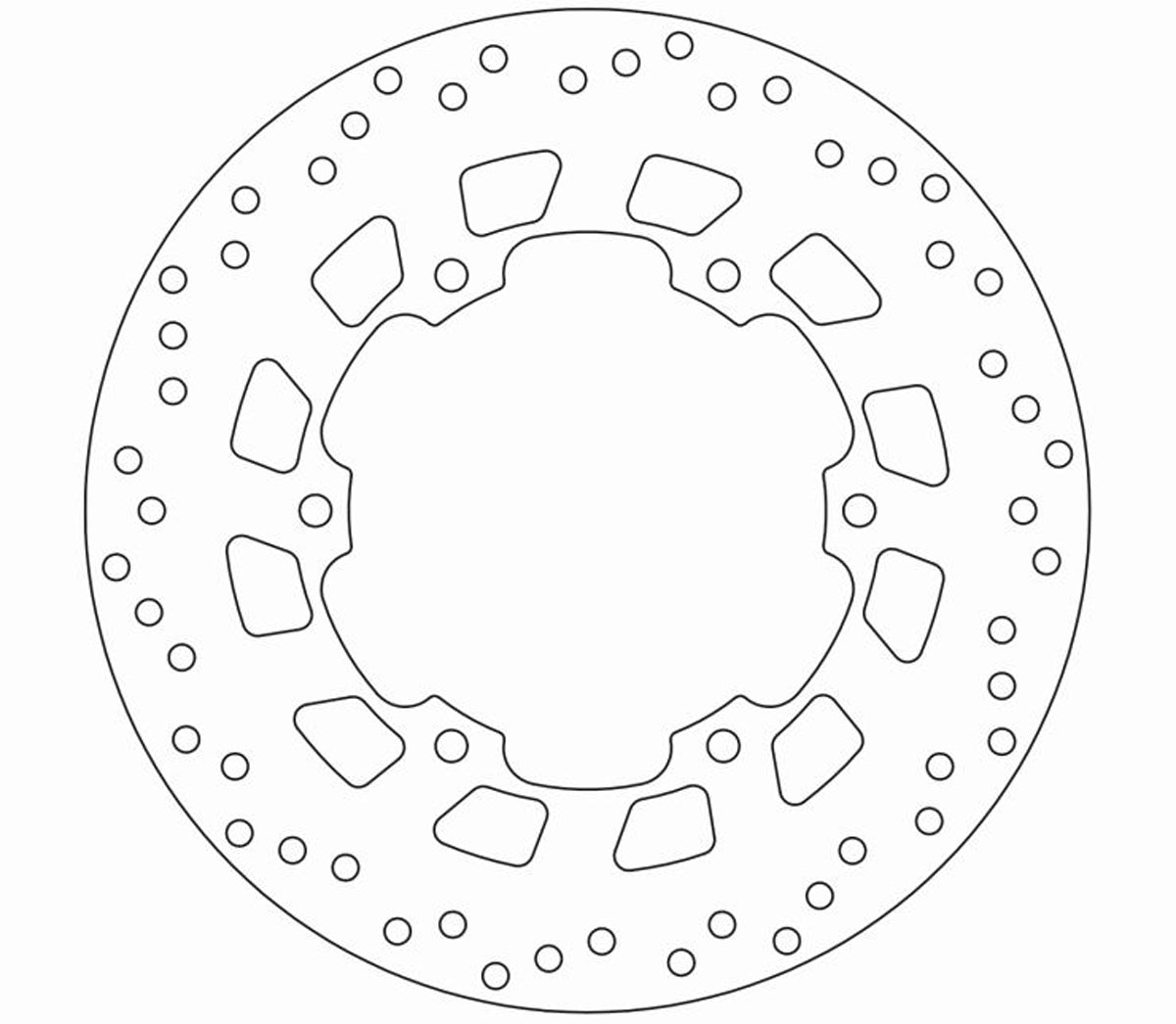 Ferodo Brake Disc Solid Fmd0424R