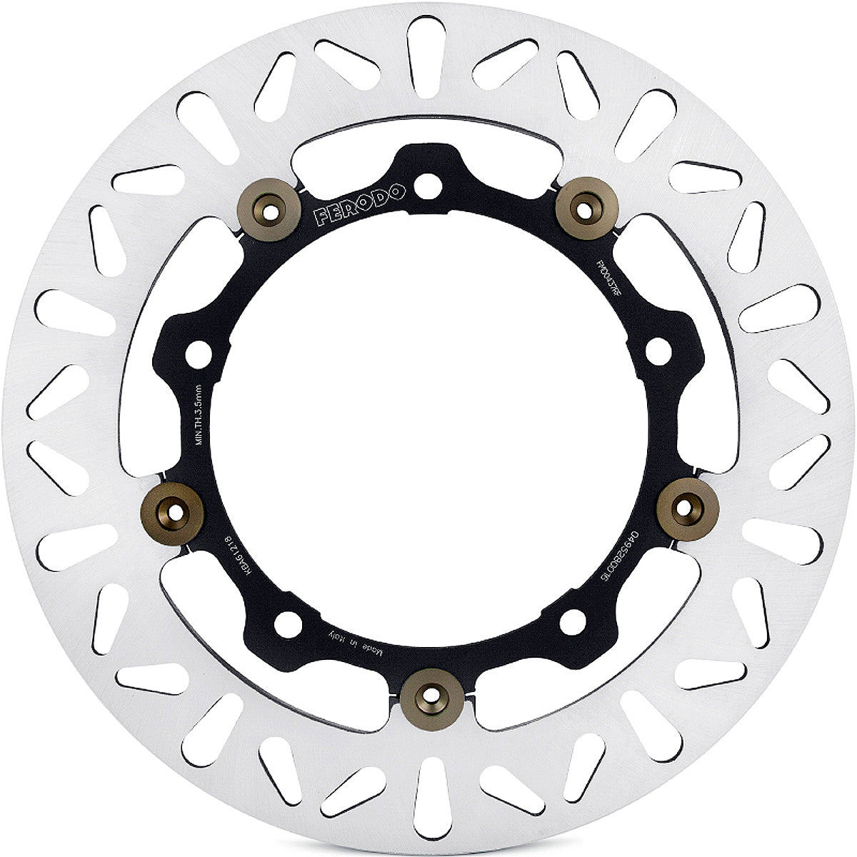 Ferodo Brake Disc Floating Steel Centre Fmd0437Rf