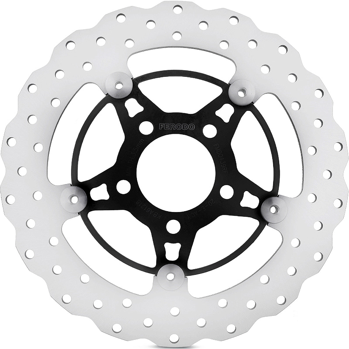 Ferodo Brake Disc Floating Steel Centre Fmd0439Rf