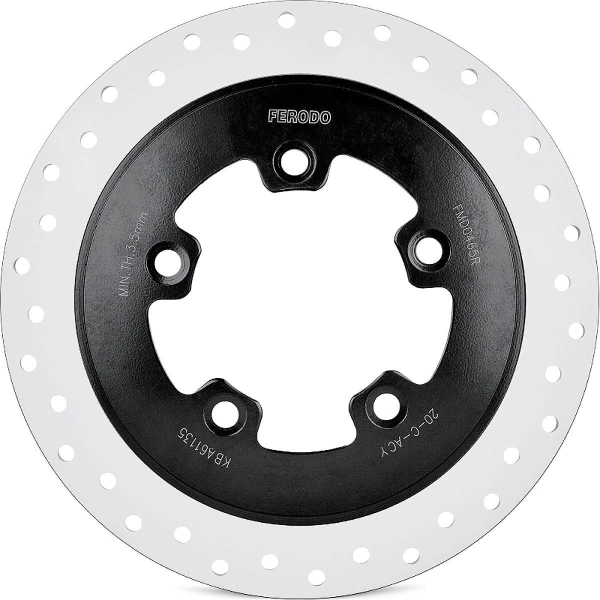 Ferodo Brake Disc Solid Fmd0465R