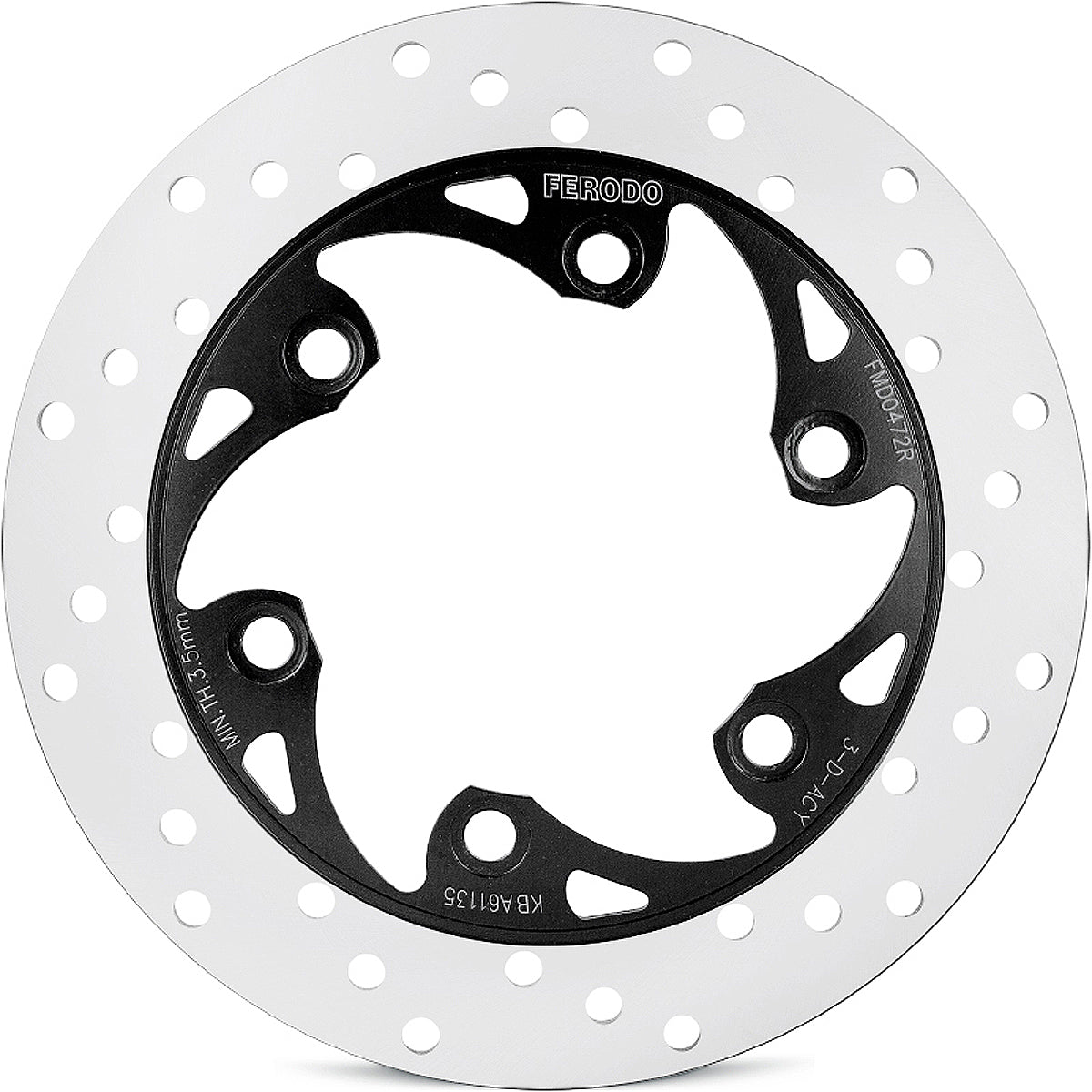Ferodo Brake Disc Solid Fmd0472R