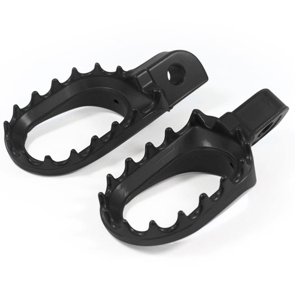 RACELINE FOOT PEG TRIAL ALUMINIUM-ADJUSTABLE BLACK  BLACK