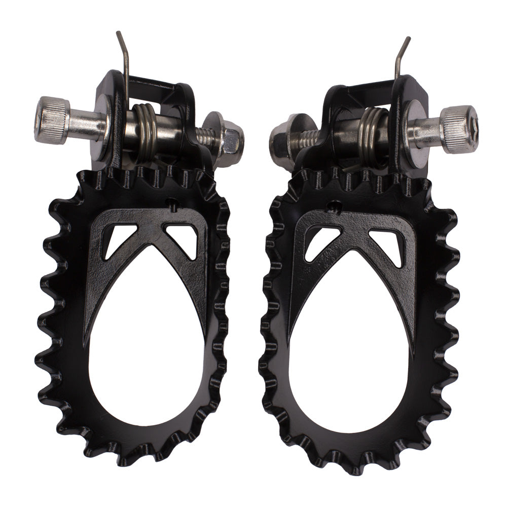 Apico FOOT PEG TRIAL STAINLESS STEEL BLACK  Black 