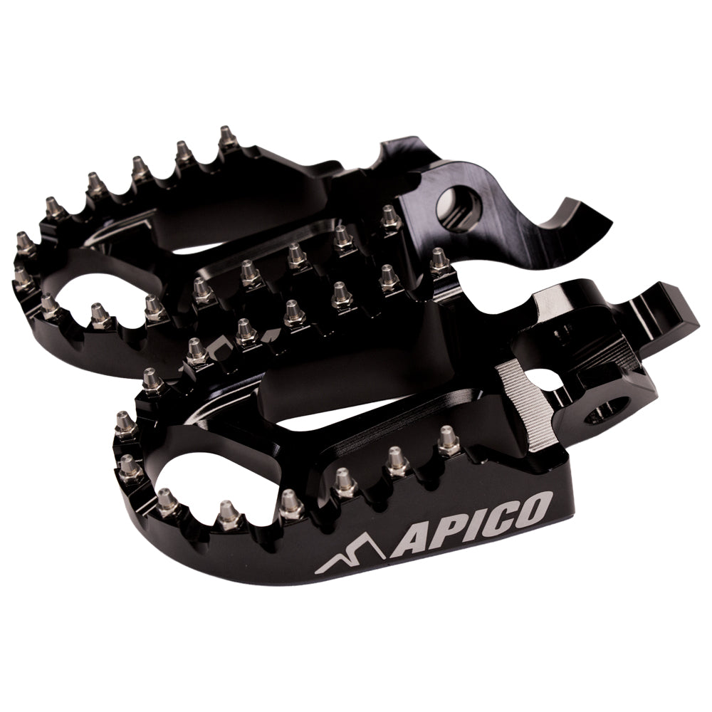 Apico Foot Peg Xtreme Triumph Tf250x 24-26, Tf450x/Rc 25-26, Tf250-450e 25-26 Black