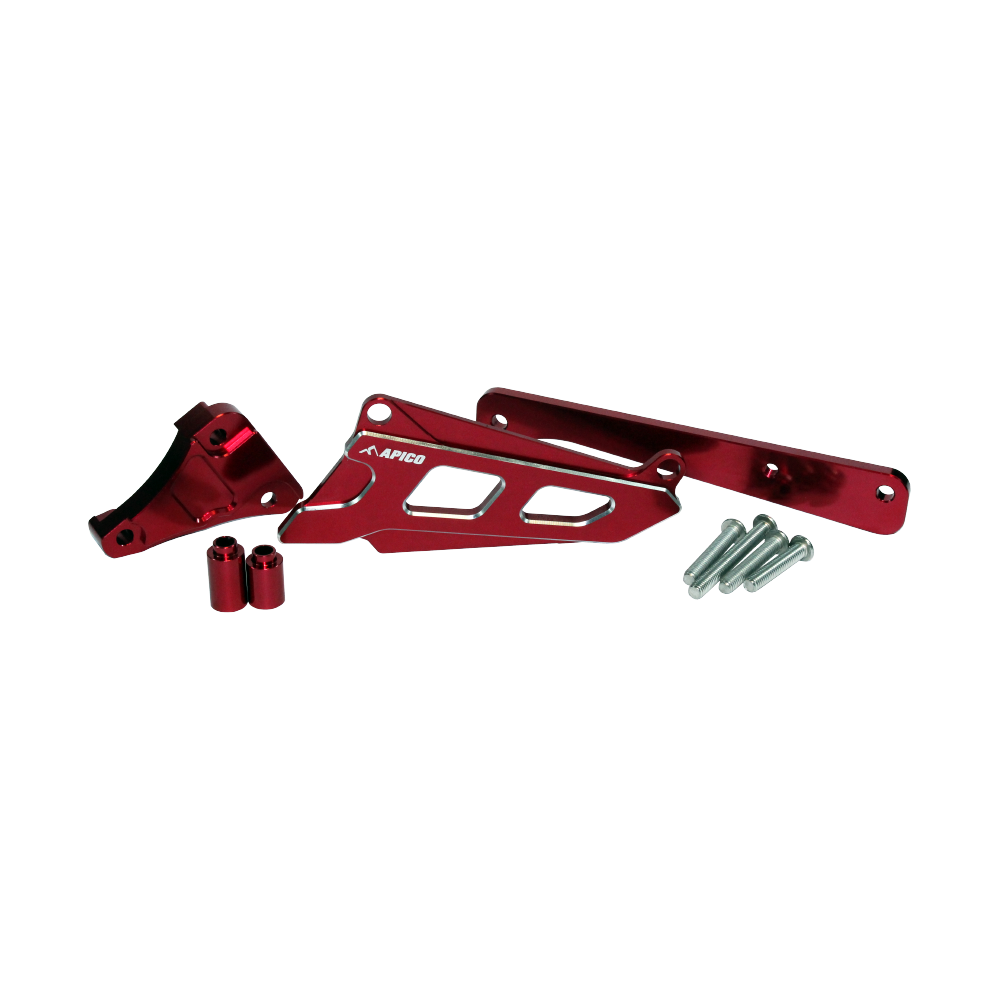 Apico Front Sprocket Cover Beta 125-300RR 13-24, 350-500RR 10-24, 300-450RX 21-24  Red