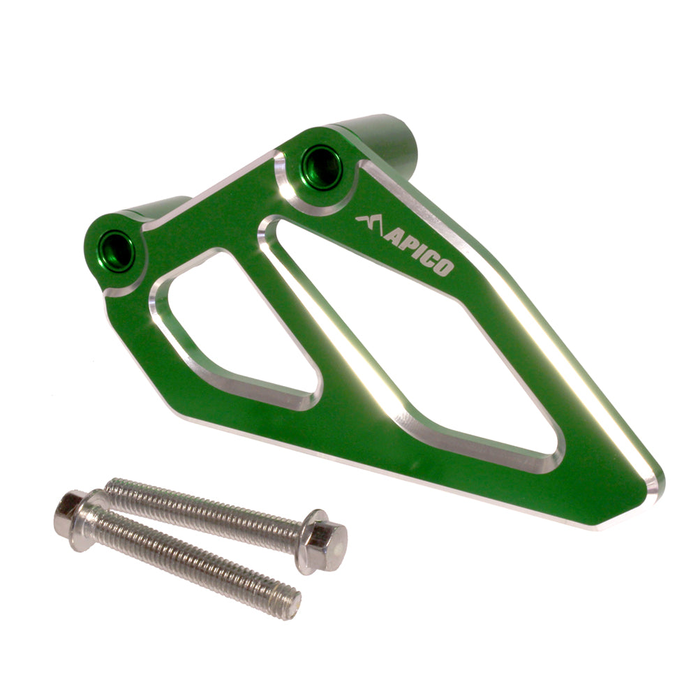 APICO FRONT SPROCKET COVER KAWASAKI KX250F 17-20,  KX450F 06-18 GREEN
