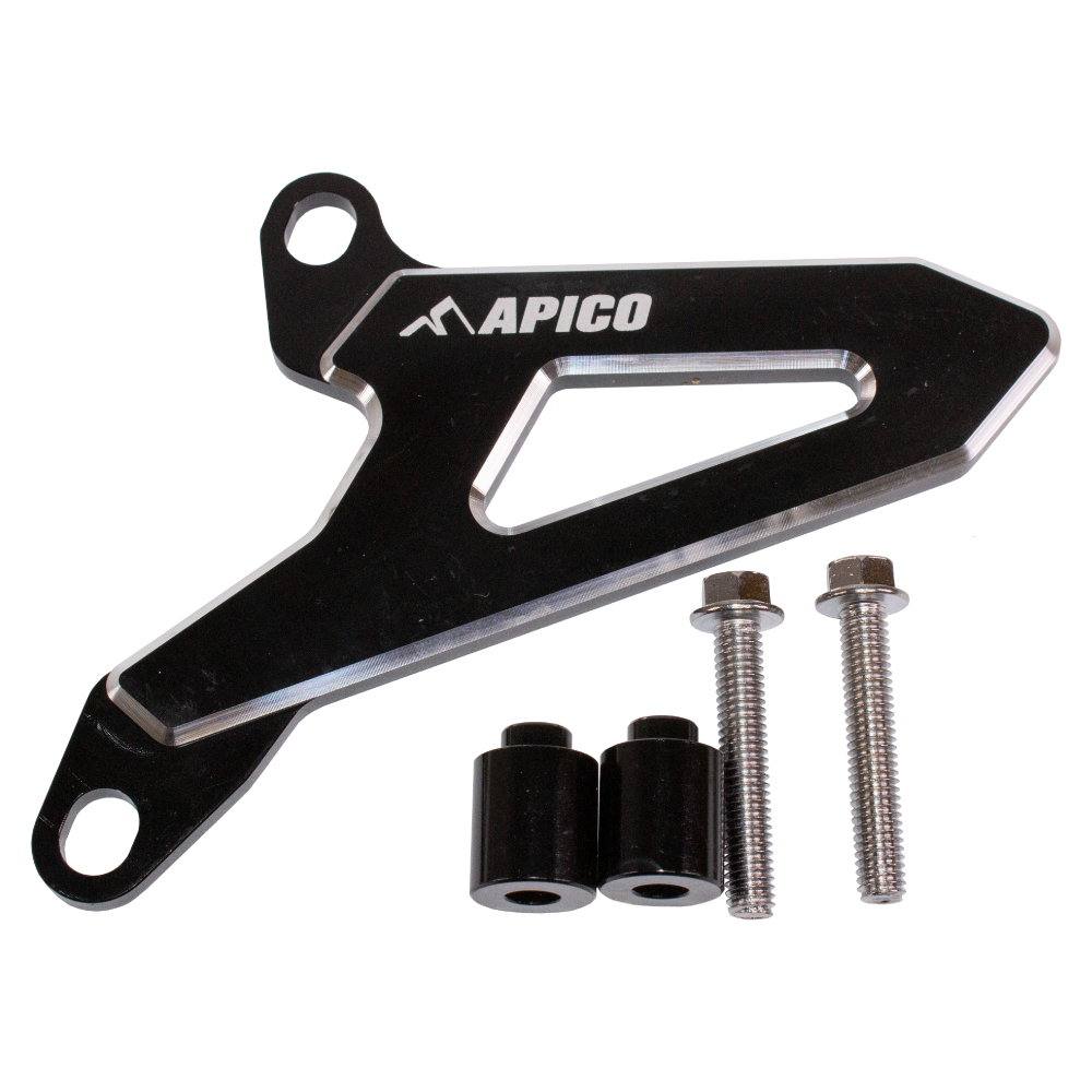 Apico Front Sprocket Cover Suzuki RM125 96-08,  RM250 01-08 Black