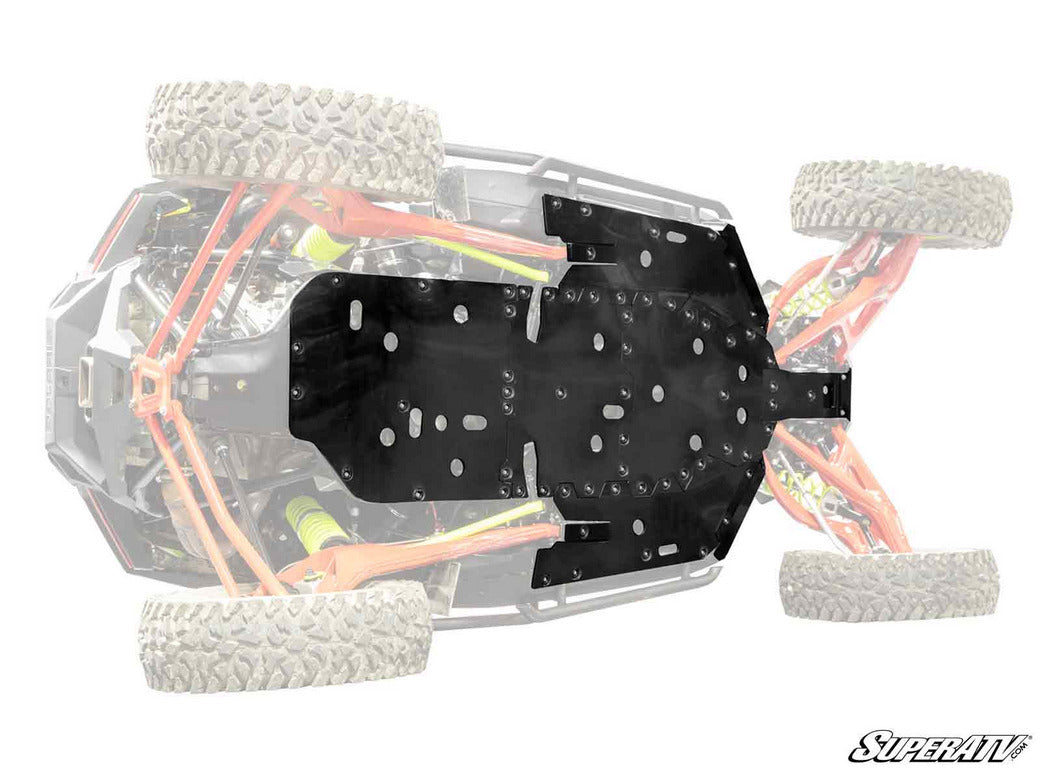 SuperATV Full Skid Plate Polaris Pro R 2 Seat