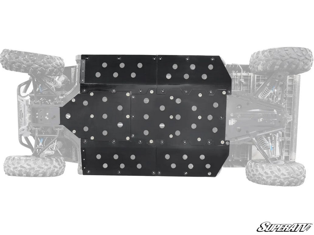 SuperATV Full Skid Plate Polaris Ranger Midsize 570 Crew 4 Seat
