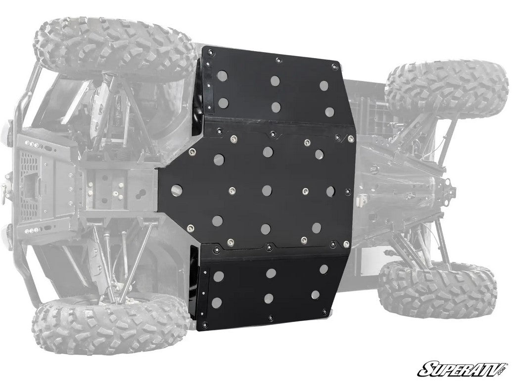 SuperATV Full Skid Plate Polaris Ranger Midsize 520 2 Seat