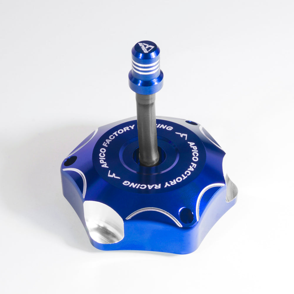Apico Alloy Fuel Cap Yamaha YZ85 02-21, YZ125-250 02-25, WR/YZ250F 03-13, YZ450F 03-13