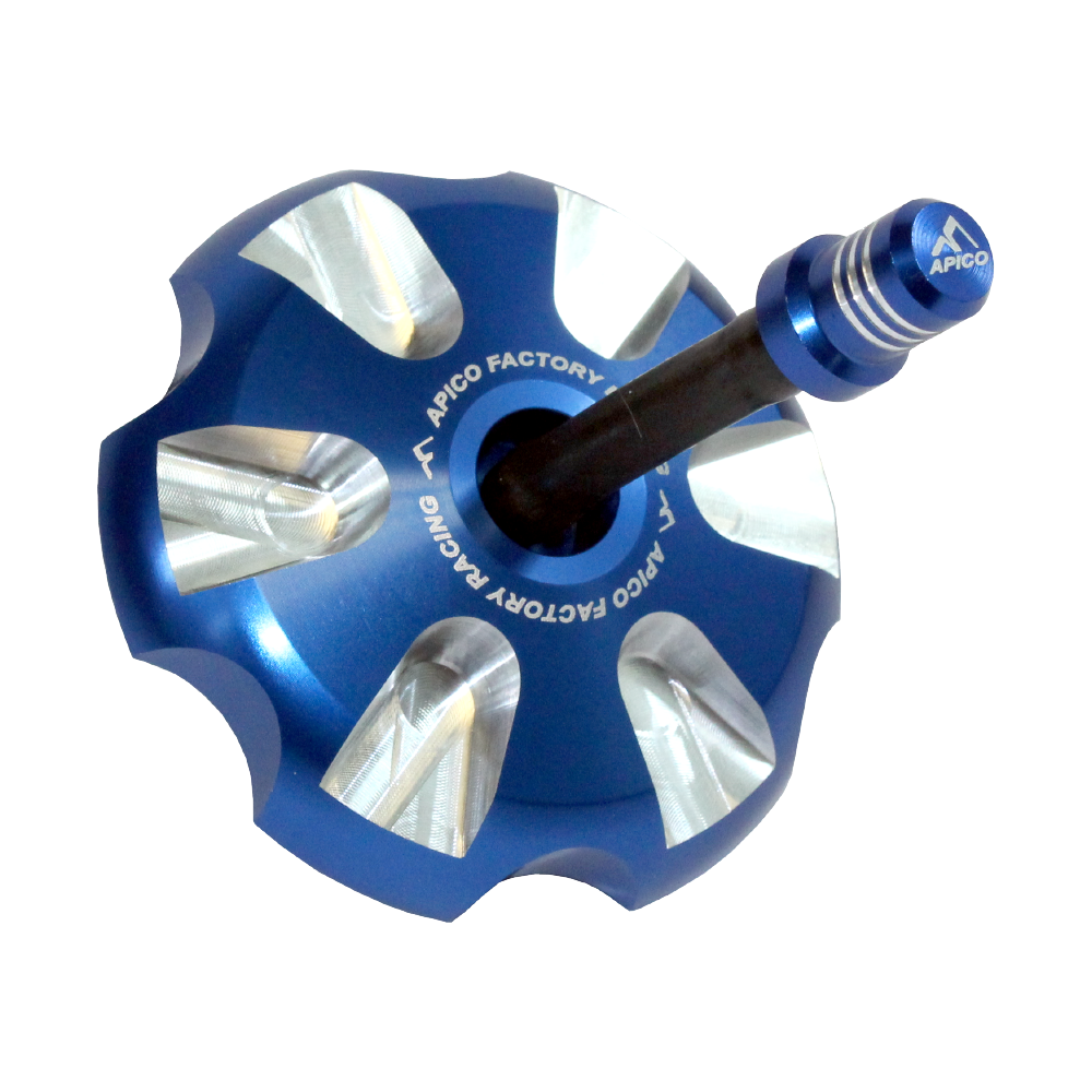 Apico Alloy Fuel Cap Sherco SE-R125-300 14-23,  SE-F250-510 08-23  Blue