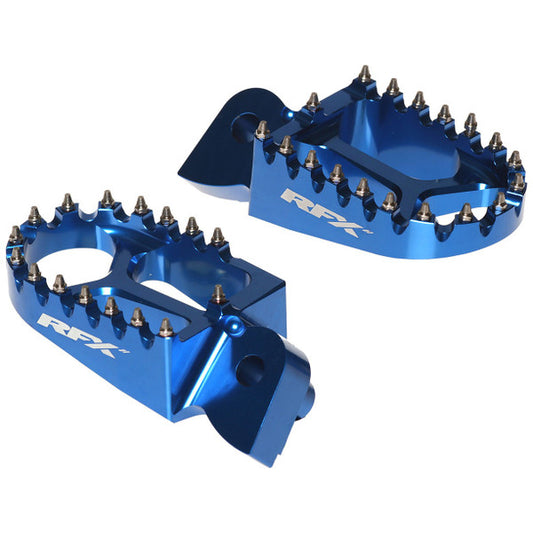 RFX Pro Footrests (Blue) Yamaha YZ65 18-23 YZ85 02-23 YZ/YZF 125-250 99-23 450 99-22