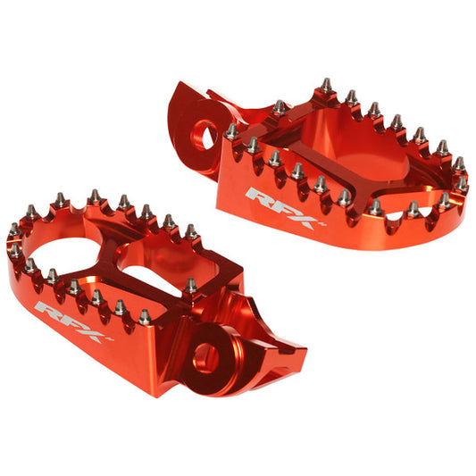 RFX Pro Footrests (Orange) KTM SX85 18-23 SX125-450 16-22 EXC/EXC-F 17-23