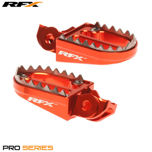 RFX Pro Series 2 Footrests (Orange) KTM SX85 18-23 SX125-450 16-22 EXC/F 17-23