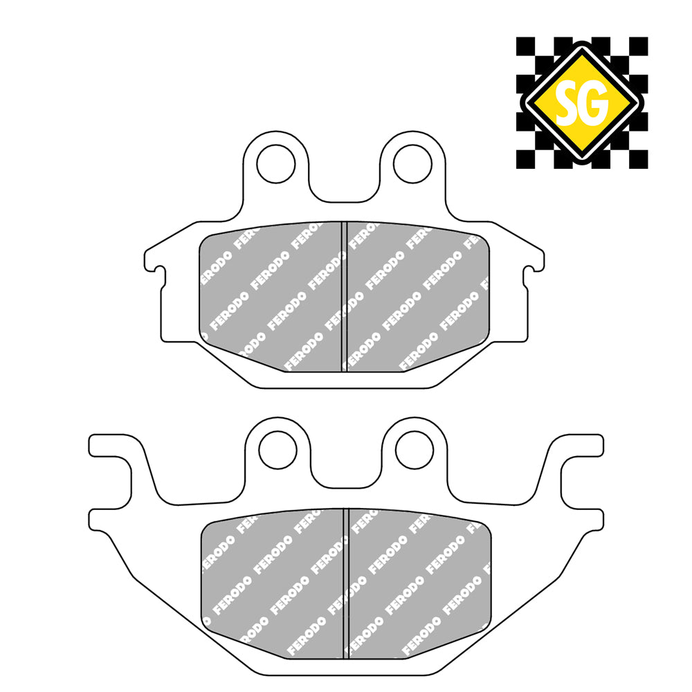 FERODO FDB2184 Sinter Grip Off-Road Compound Pad / FA377 / VD9026 / DB2530