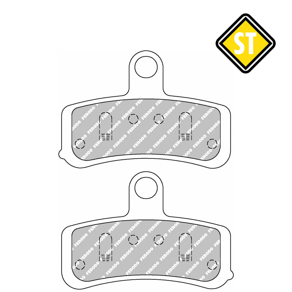 FERODO FDB2250 Sinter Grip Road Compound Pad / FA457 / VD9034 / DB2168