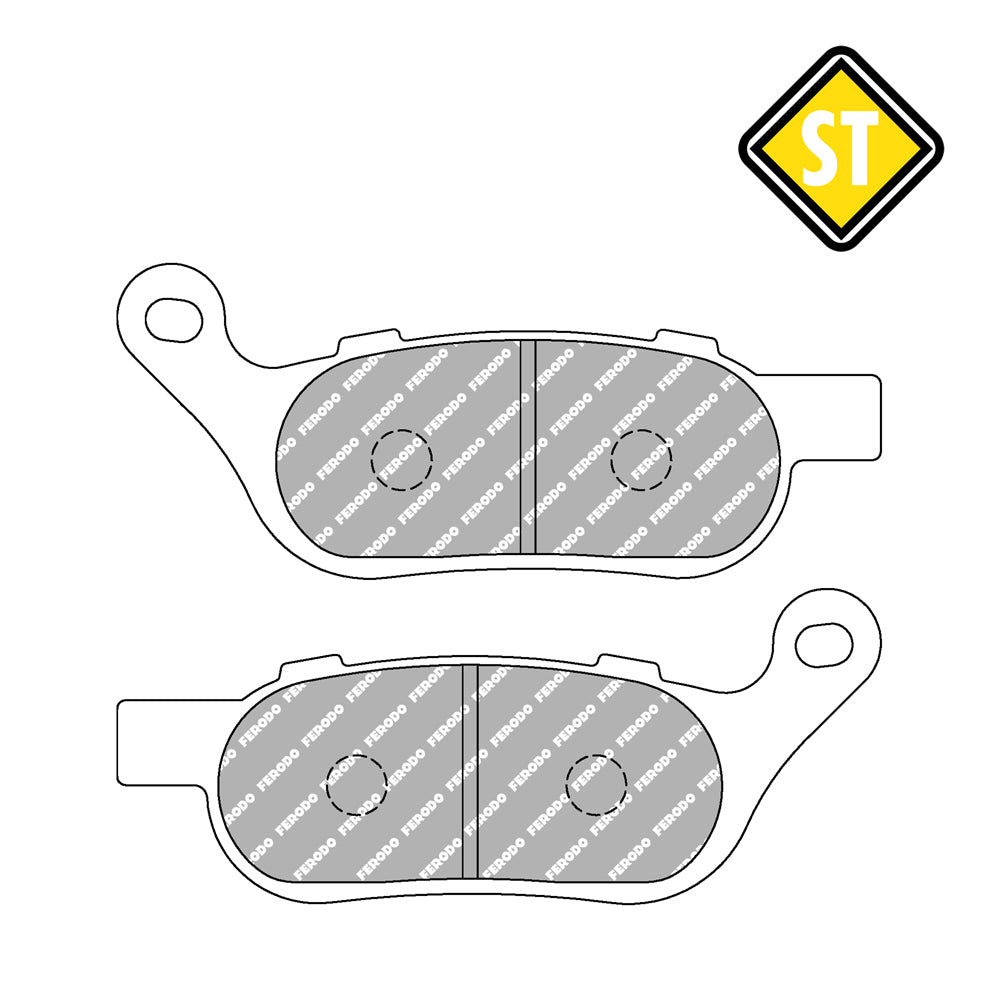 FERODO FDB2251 Sinter Grip Road Compound Pad / FA458 / VD9035 / DB2169