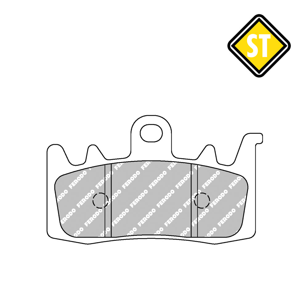 FERODO FDB2265 Sinter Grip Road Compound Pad / FA630 / VD9070