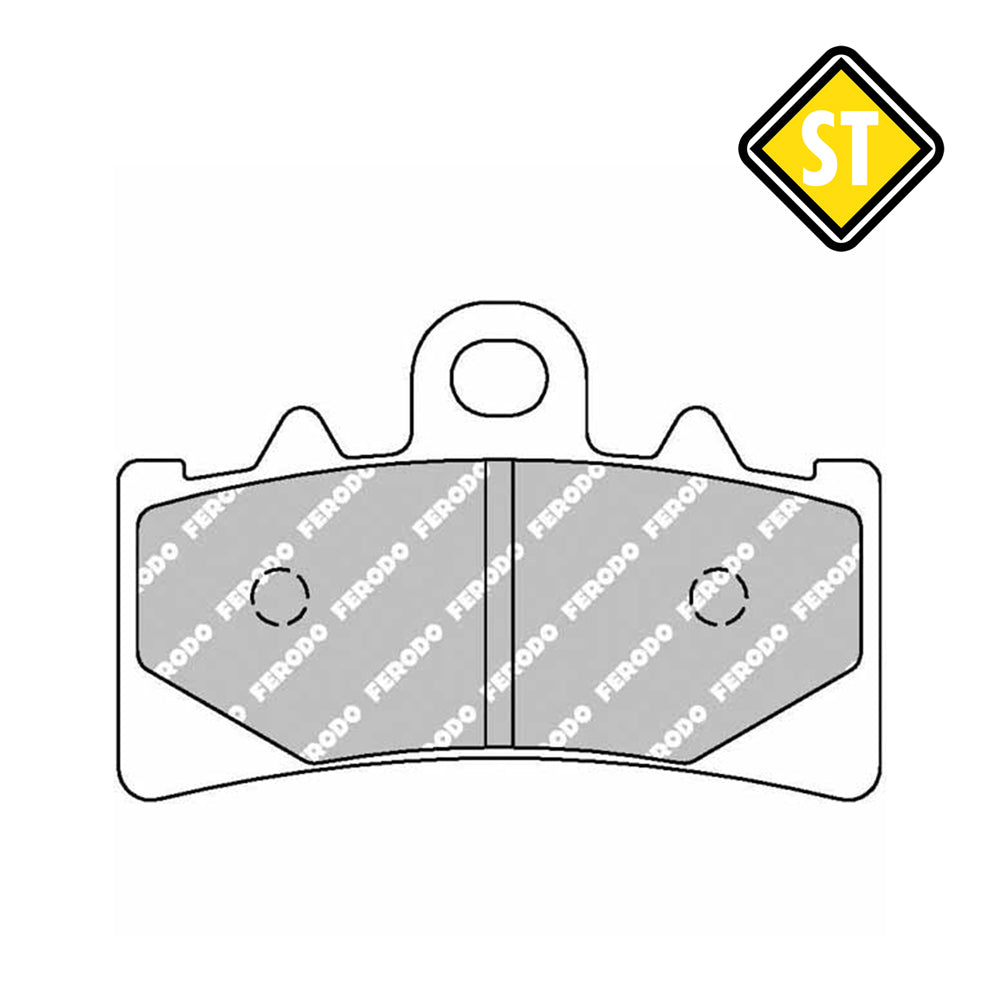 FERODO FDB2266 Sinter Grip Road Compound Pad / FA606 / DB2217