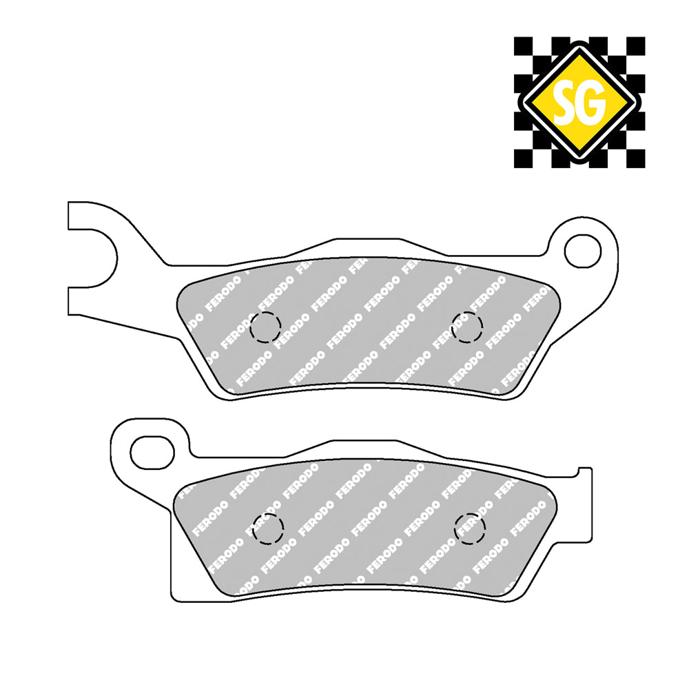 FERODO FDB2273 Sinter Grip Off-Road Compound Pad / FA617 / DB2215