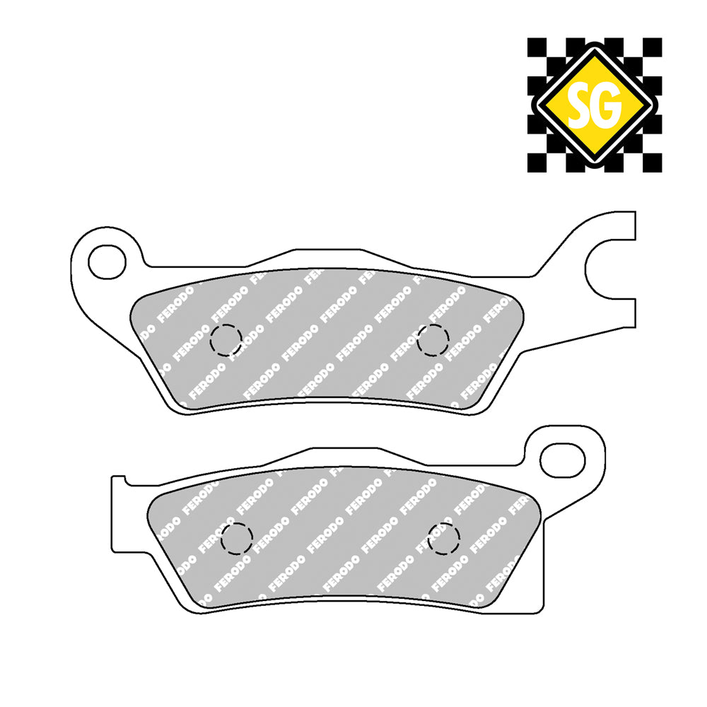 FERODO FDB2274 Sinter Grip Off-Road Compound Pad / FA618 / DB2216
