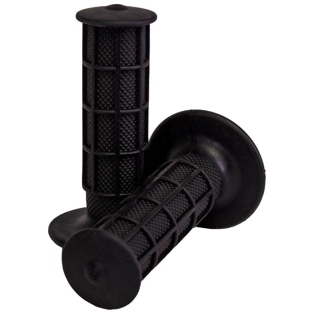 RACELINE GRIPS CR TYPE FULL WAFFLE BLACK  BLACK