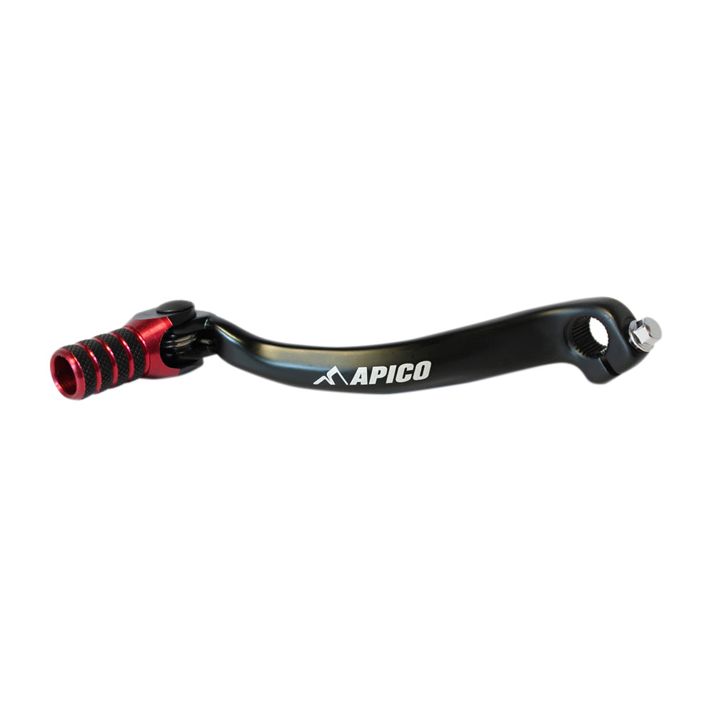 Apico Gear Pedal Elite Honda CRF250R 10-17 Black/Red