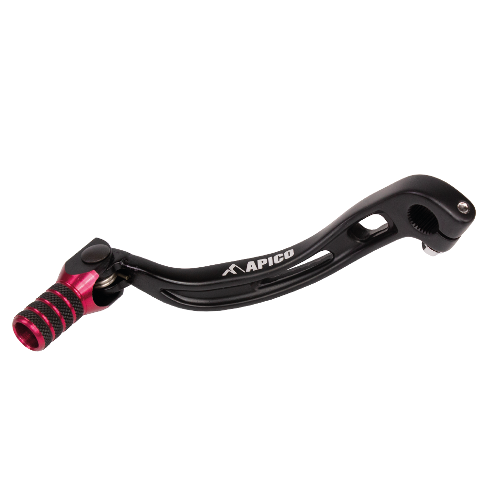 Apico Gear Pedal Elite Honda CRF250R/RX 18-25,  CRF450R/RX 17-25,  CRF450X/L/RL 19-25  Black/Red