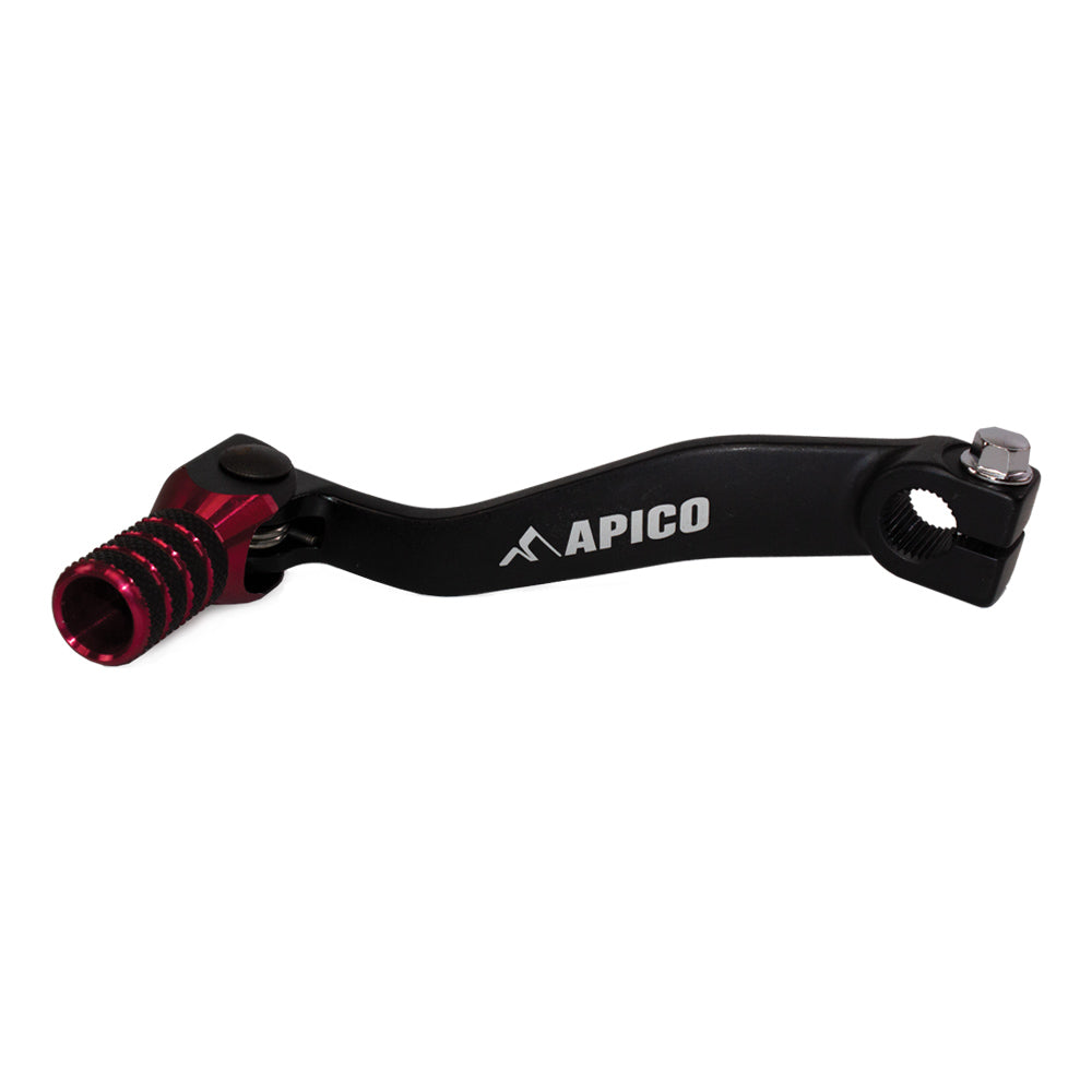 APICO GEAR PEDAL ELITE HONDA CRF125F 14-23  BLACK/RED
