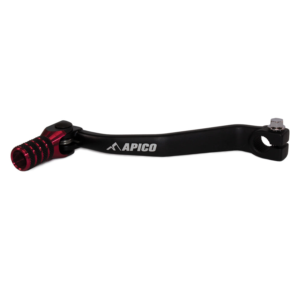 Apico Gear Pedal Elite Honda CRF250L/RL 13-21,  CRF300L/RL 21-23  Black/Red