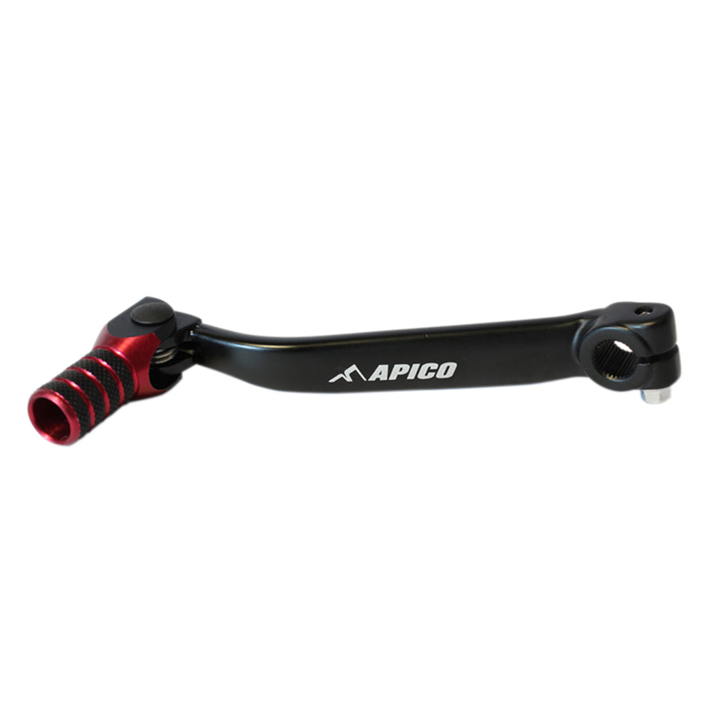Apico Gear Pedal Elite Honda CR80-85 91-07 Black/Red