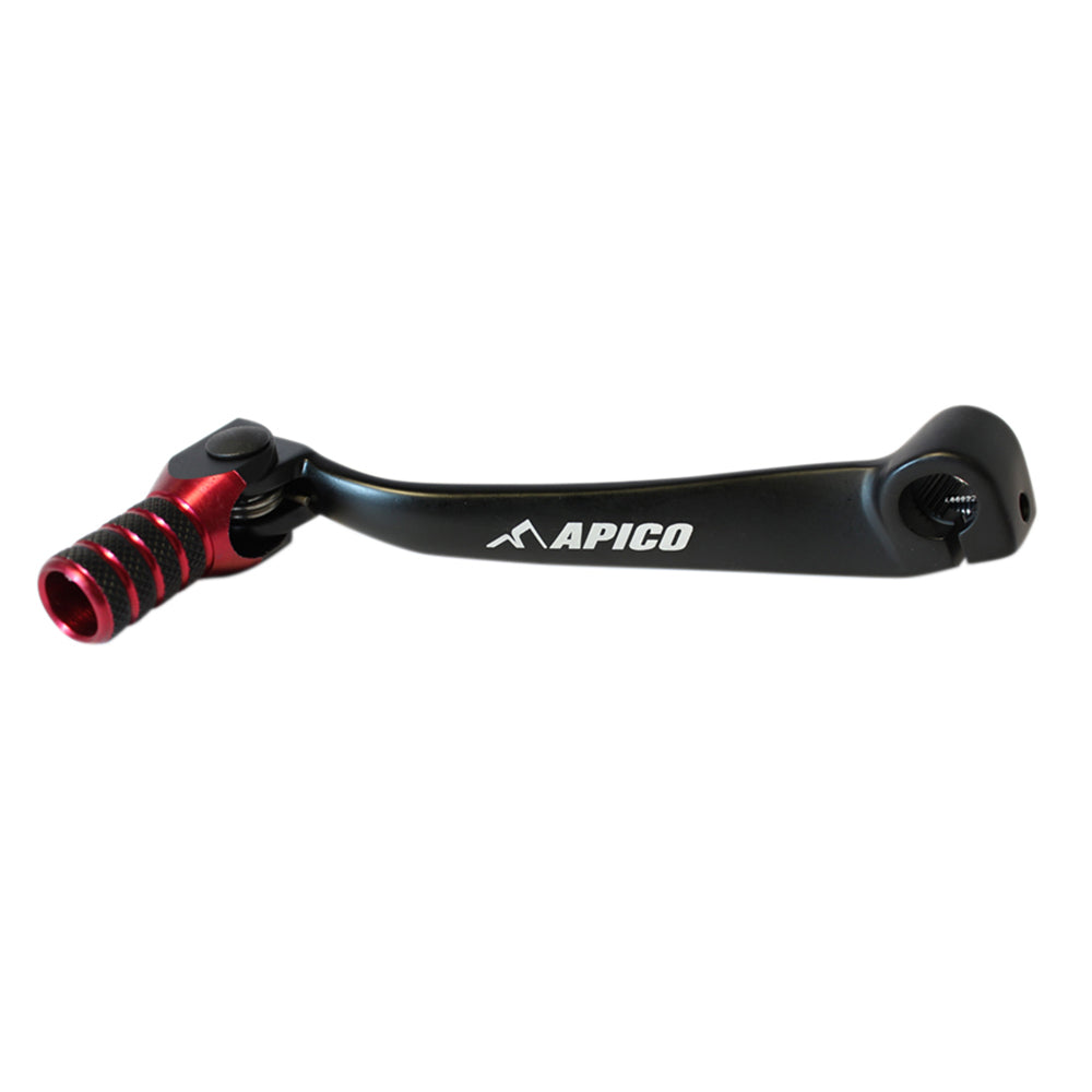APICO GEAR PEDAL ELITE HONDA CRF150R 07-25 BLACK/RED