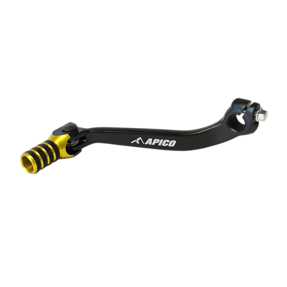 APICO GEAR PEDAL ELITE SUZUKI RM-Z250 07-25 BLACK/YELLOW