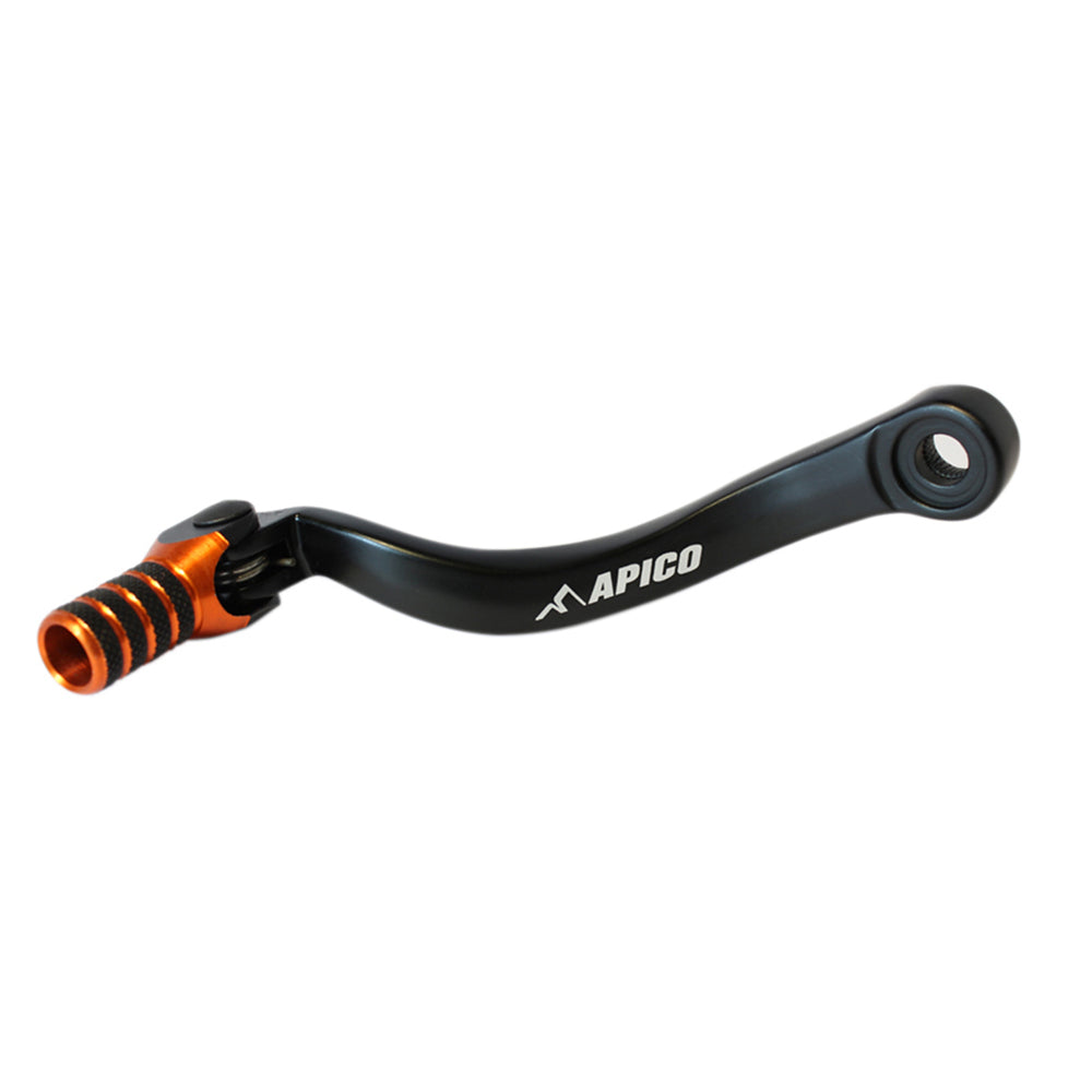 Apico Gear Pedal Elite KTM/HUSKY SX125-150 01-16, SX-F250/350 13-15, TC125 14-16, FC250/350 14-15 Bk/Or R
