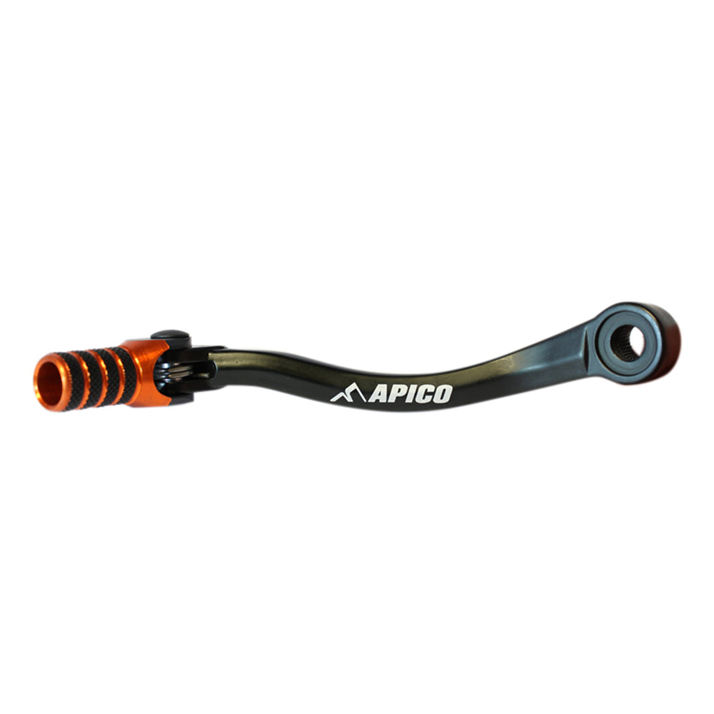 Apico Gear Pedal Elite KTM/HUSKY SX85/105 03-17, TC85 14-17 Black/Orange