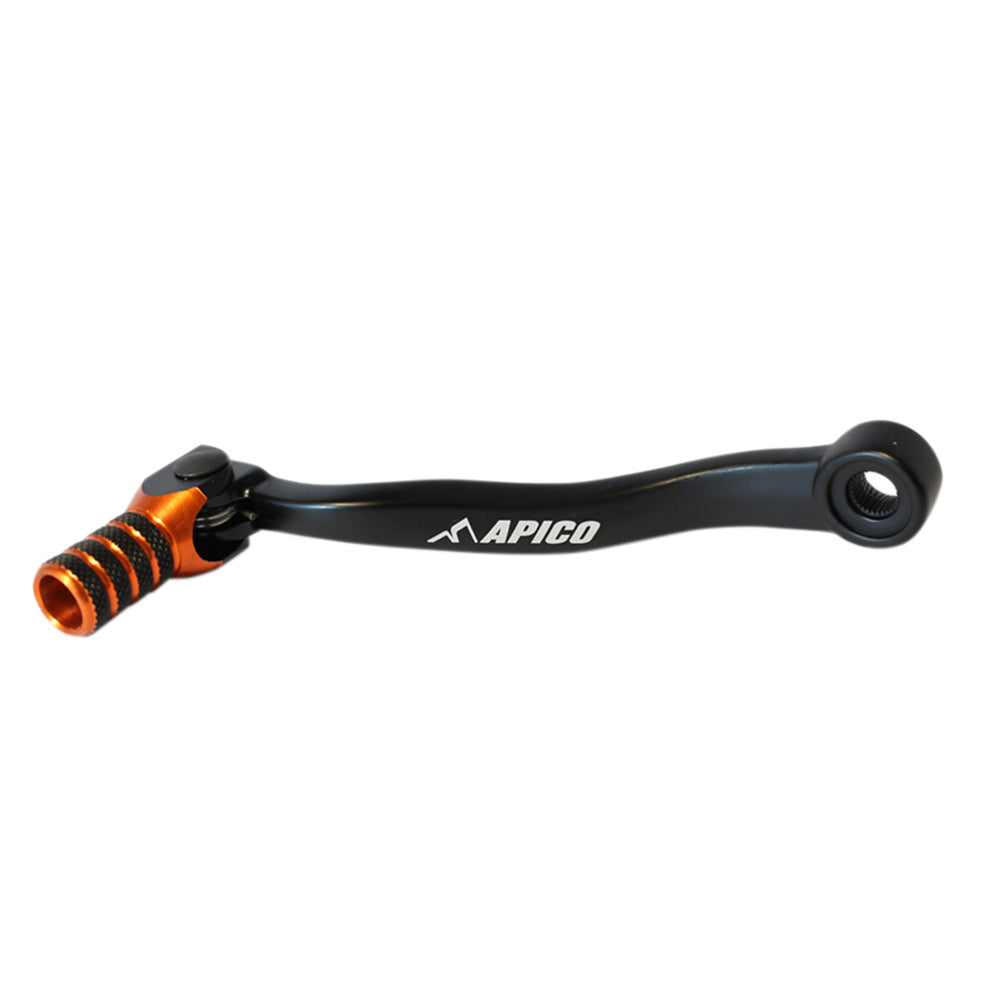 Apico Gear Pedal Elite KTM/HQV/GAS SX/TC 250-300 17-22,  EXC/TPI/TE 250-300 17-23,  MC/EC/EX250-300 21-23 Bk/Or