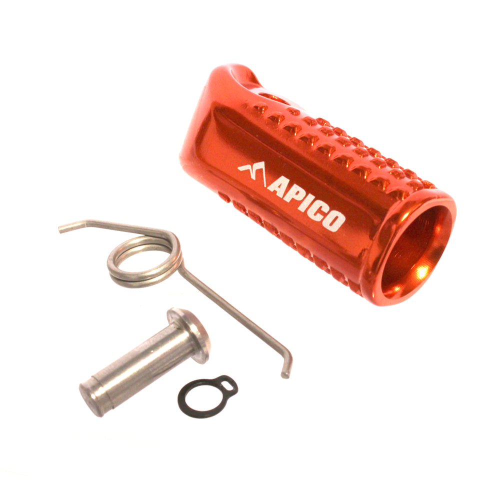 APICO GEAR PEDAL TIP KTM/HQV/GAS OEM REPLACEMENT TIP 16-25 ORANGE