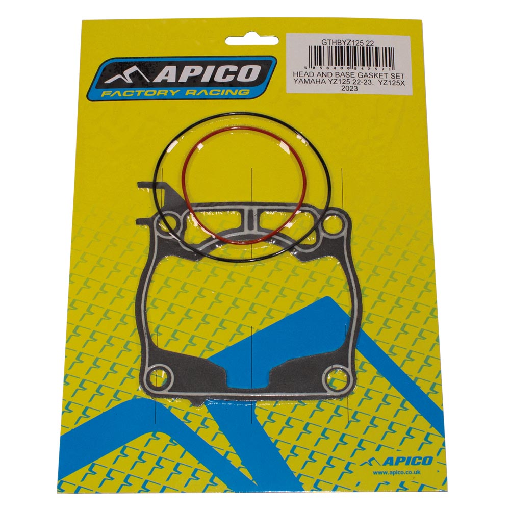 Apico Head And Base Gasket Set Yamaha YZ125 22-25,  YZ125X 23-25