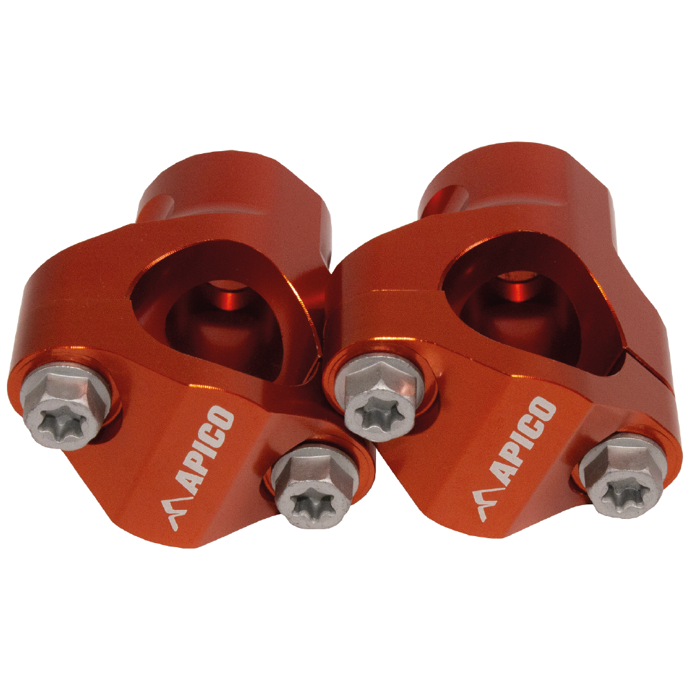APICO HANDLEBAR MOUNT KIT 28.6 KTM/HQV/GAS SX/SX-F125-450 17-22, TC/FC125-450 17-22, MC/MC-F 21-23