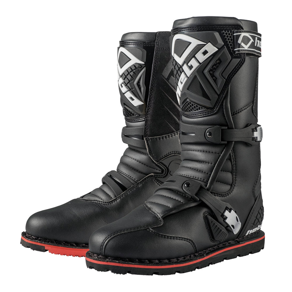 HEBO BOOT TECH 2.0 LEATHER BLACK  BLACK  EU41