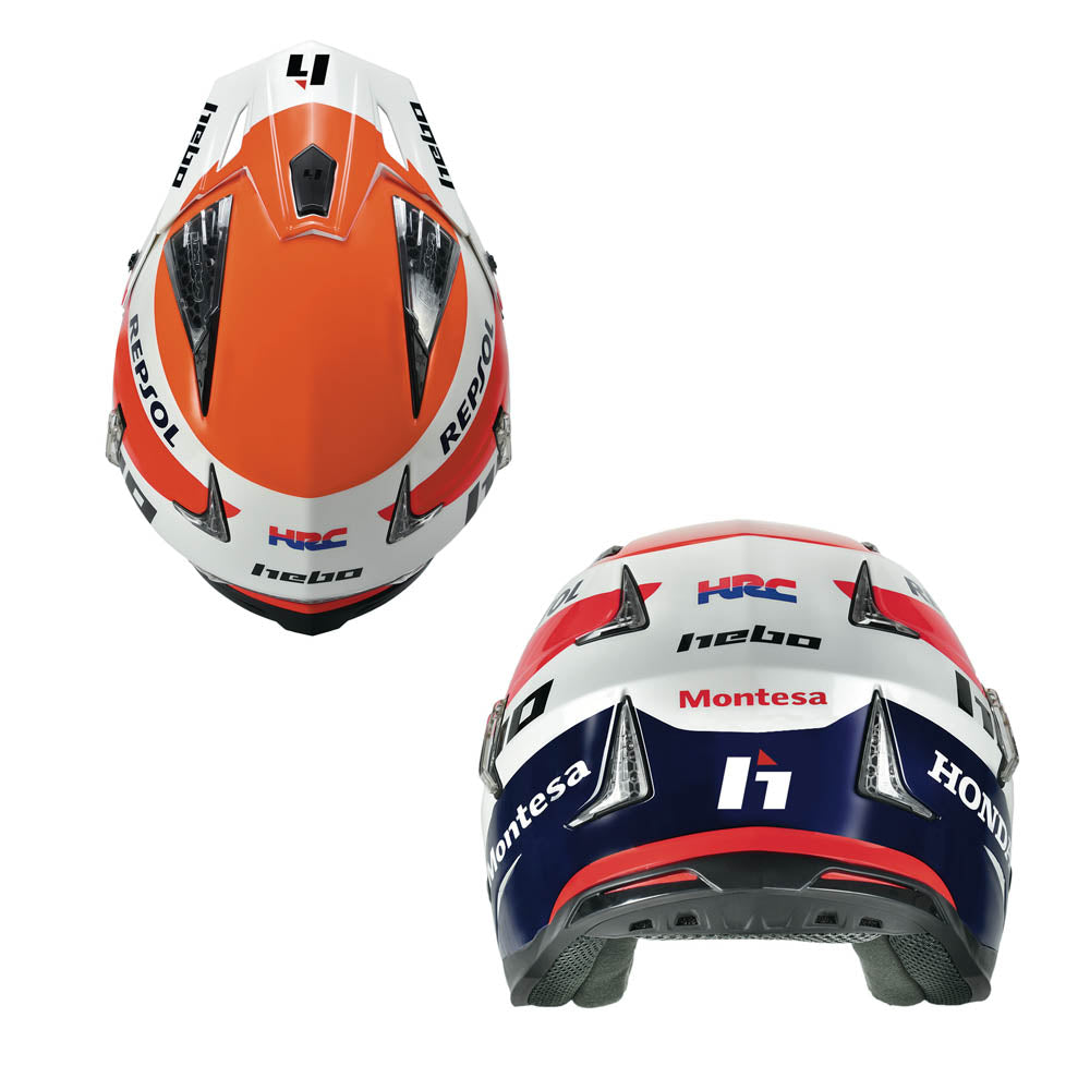 Hebo Helmet Zone 4 Montesa Team Repsol Honda  White  XL