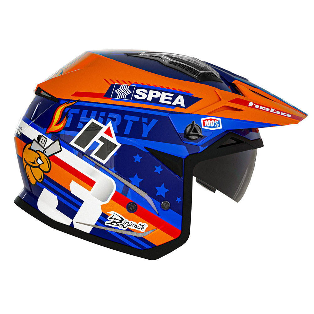 Hebo HELMET ZONE 5 TONI BOU V6 XL Blue 