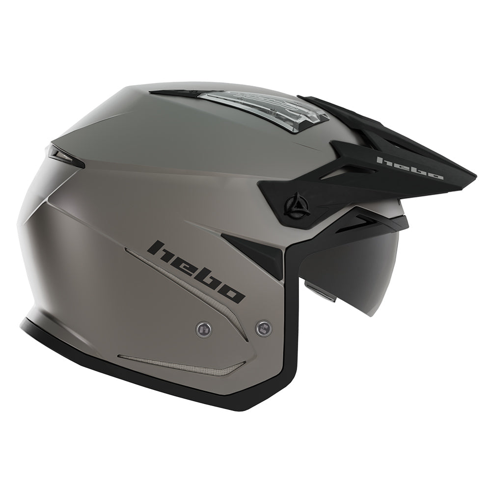 HEBO HELMET ZONE 5 DUO GREY  GREY  M