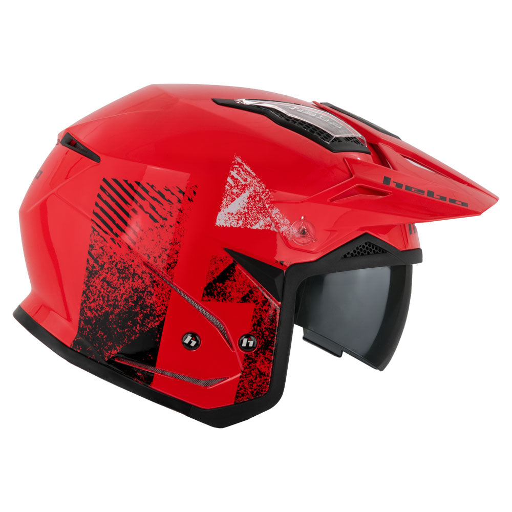 HEBO HELMET ZONE 5 H-TYPE RED  RED  L