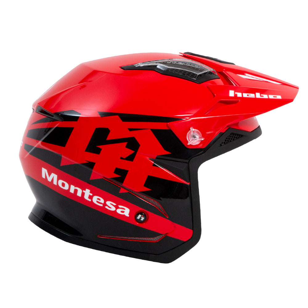 HEBO HELMET ZONE 5 MONTESA CLASSIC RED  RED  S